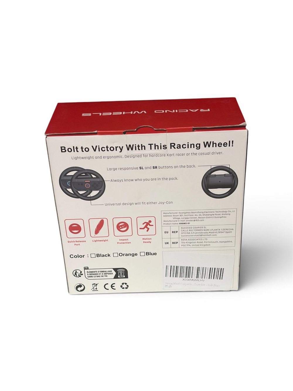 E2 Steering Wheels for Nintendo Switch 2 Console JoyCons, Racing Wheels for Mari - Picture 2 of 6